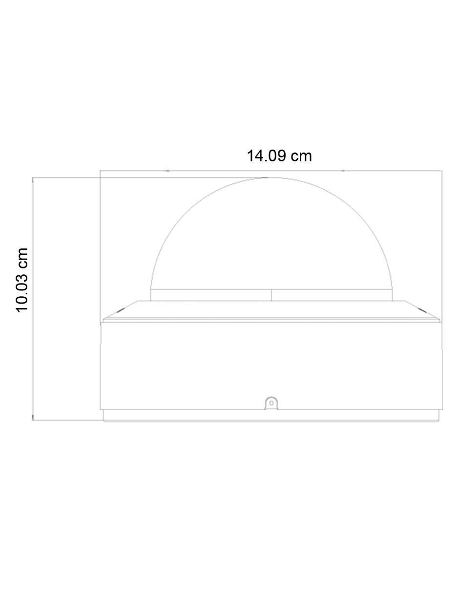 Cámara individual de seguridad inalámbrica Full HD 84° a 34° con capacidad para grabar para interior y exterior 4