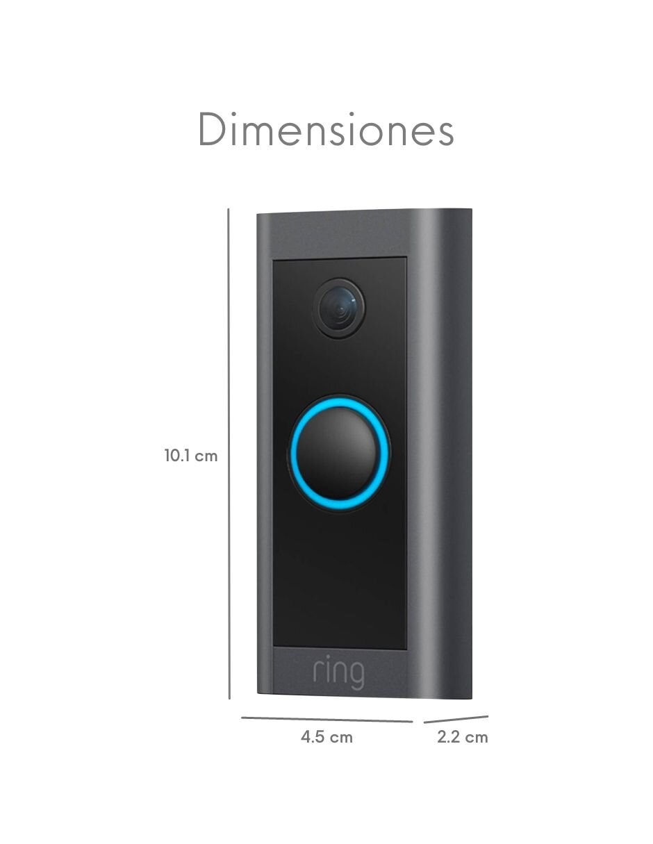 Timbre Inteligente modelo Video Doorbell Wired Wi-Fi con Cable 11