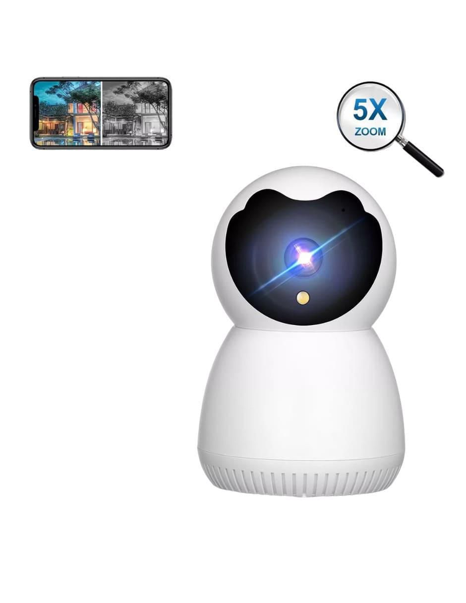 Cámara individual de seguridad alámbrica Full HD 360° con capacidad para grabar para interior y exterior 3