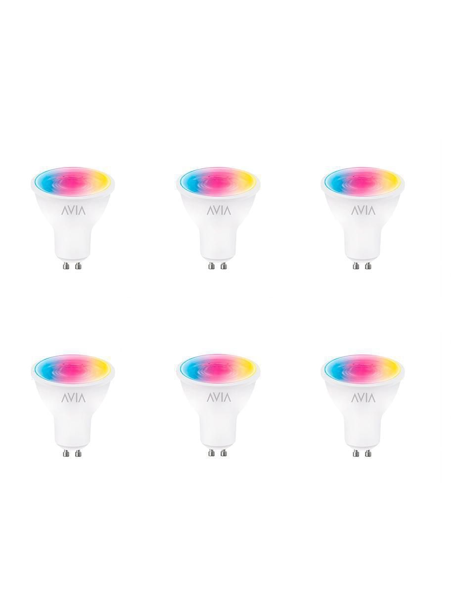 Set de Focos Smart 5 W de consumo 40 W de iluminación 400 lúmenes
