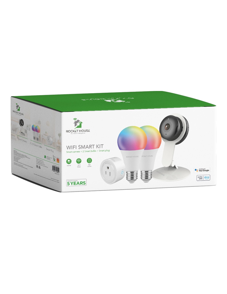 Cámara individual de seguridad inalámbrica Full HD 120° a 170° con capacidad para grabar para interior 2