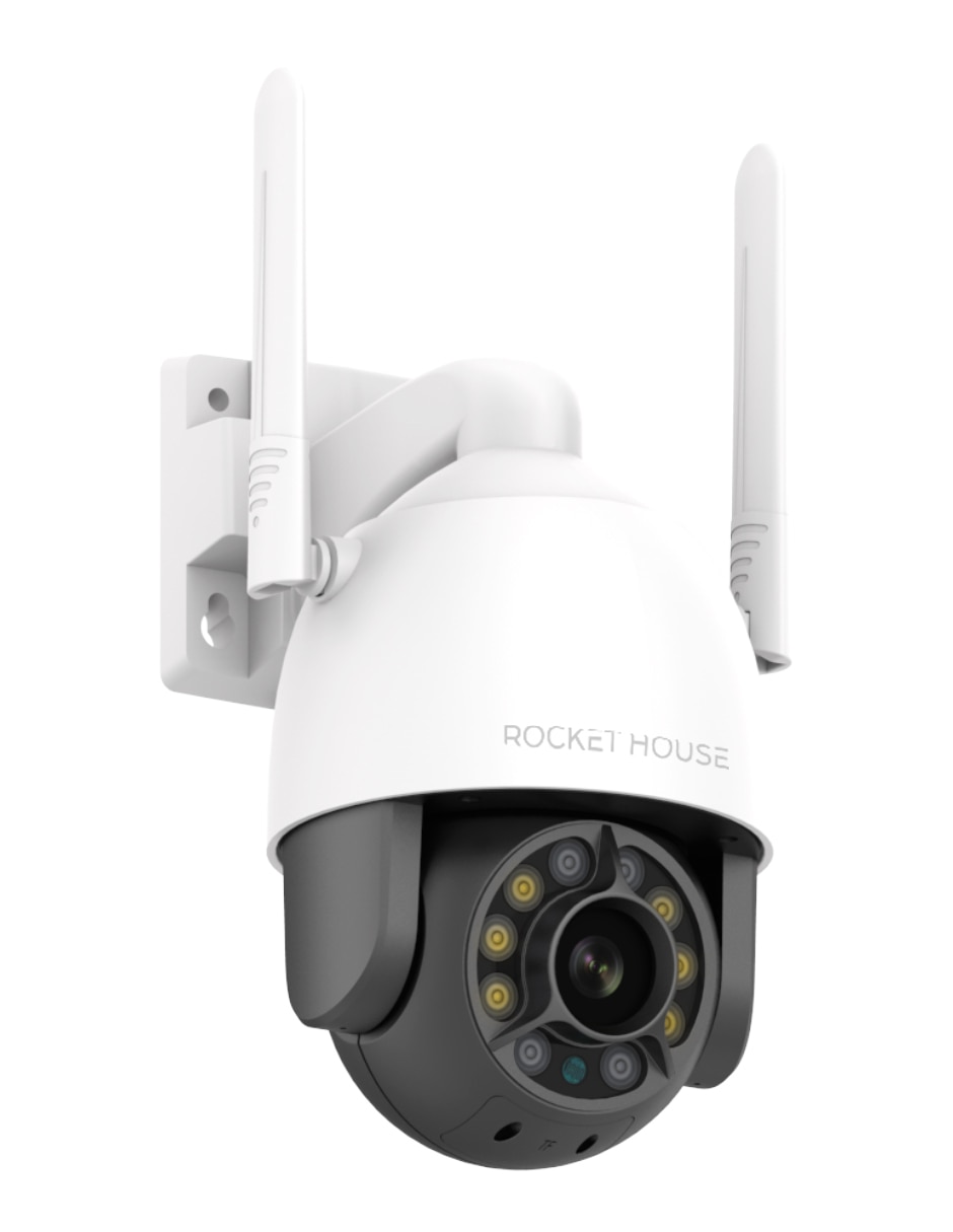 Cámara individual de seguridad inalámbrica Full HD 360° con capacidad para grabar para interior y exterior 2