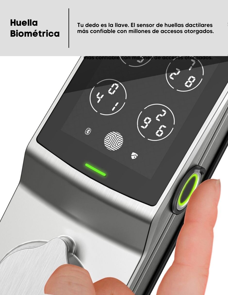 Cerradura para empotrar PDG728FSN de combinación 9