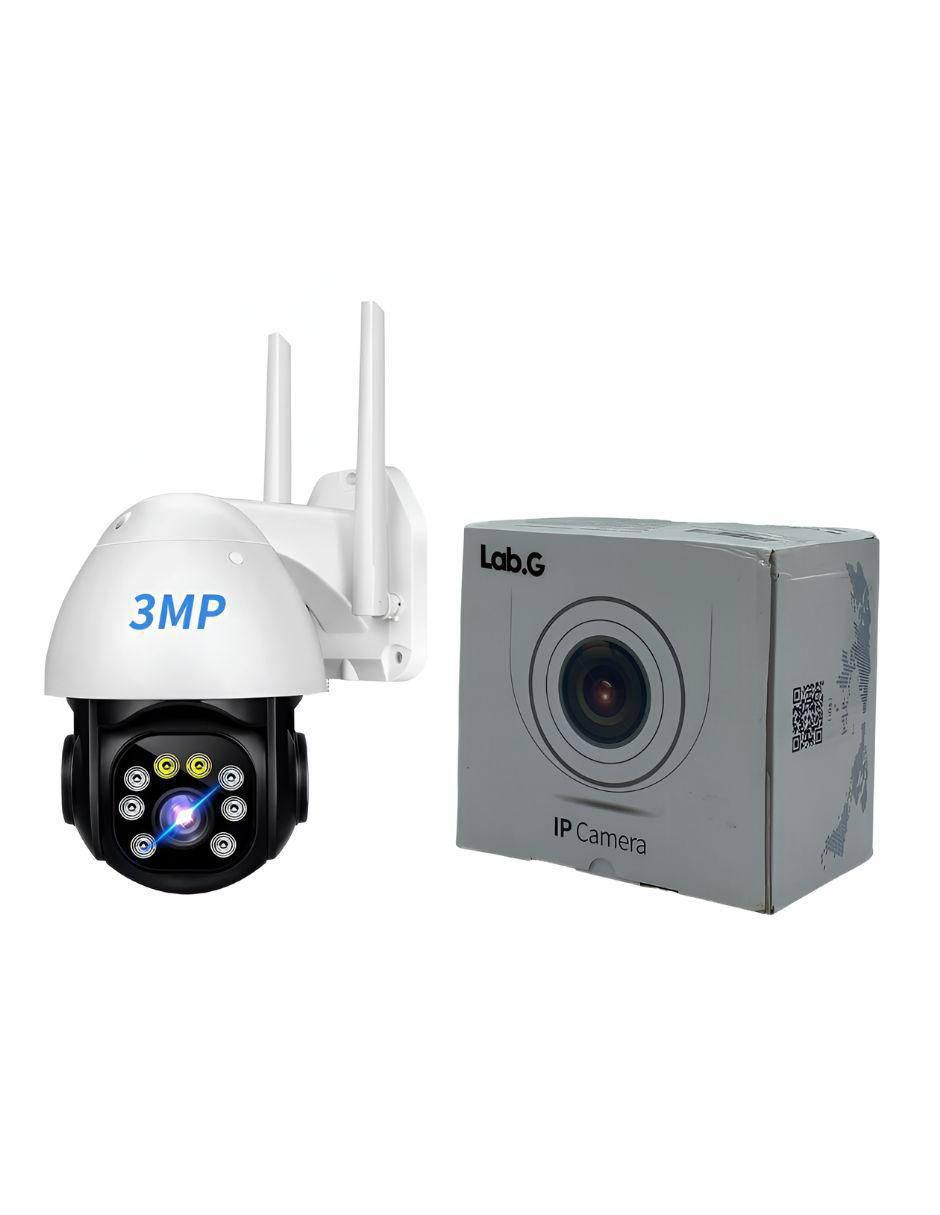 Cámara individual de seguridad inalámbrica Full HD 360° con capacidad para grabar para interior y exterior 4