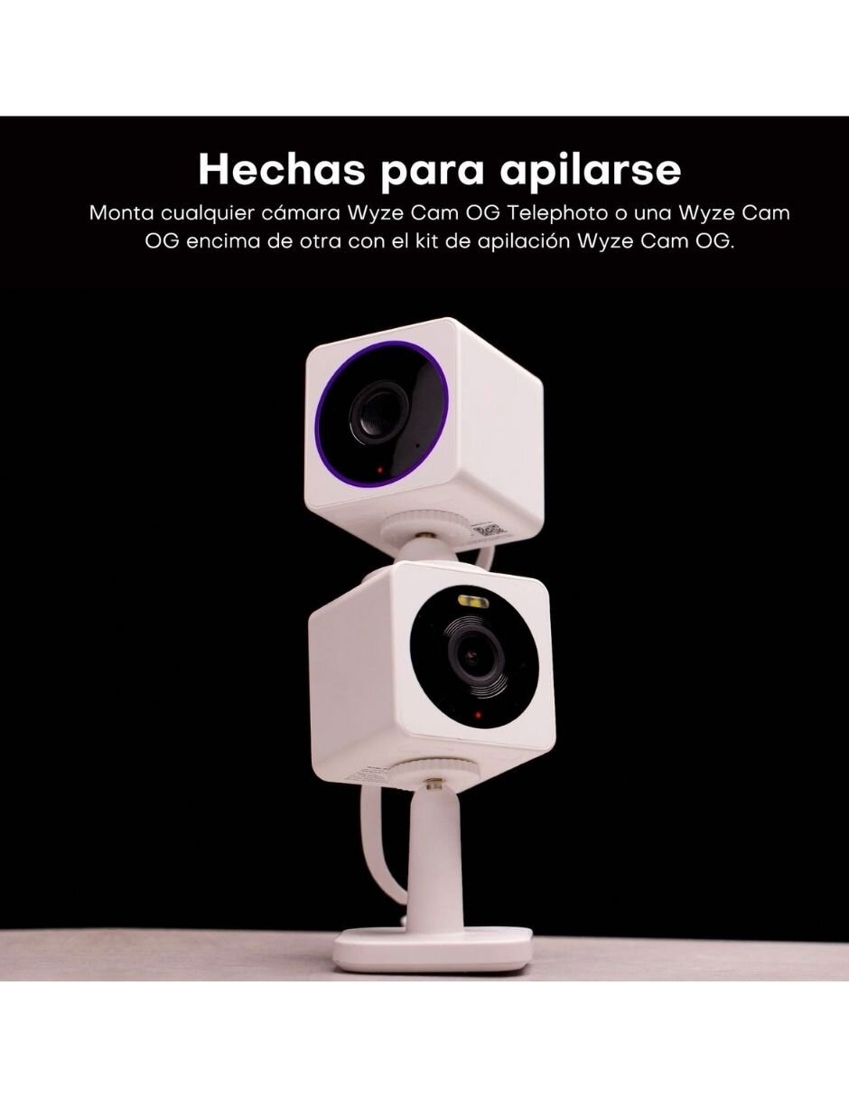 Cámara Wi-Fi de seguridad inalámbrica HD 114° con capacidad para grabar para interior y exterior 11