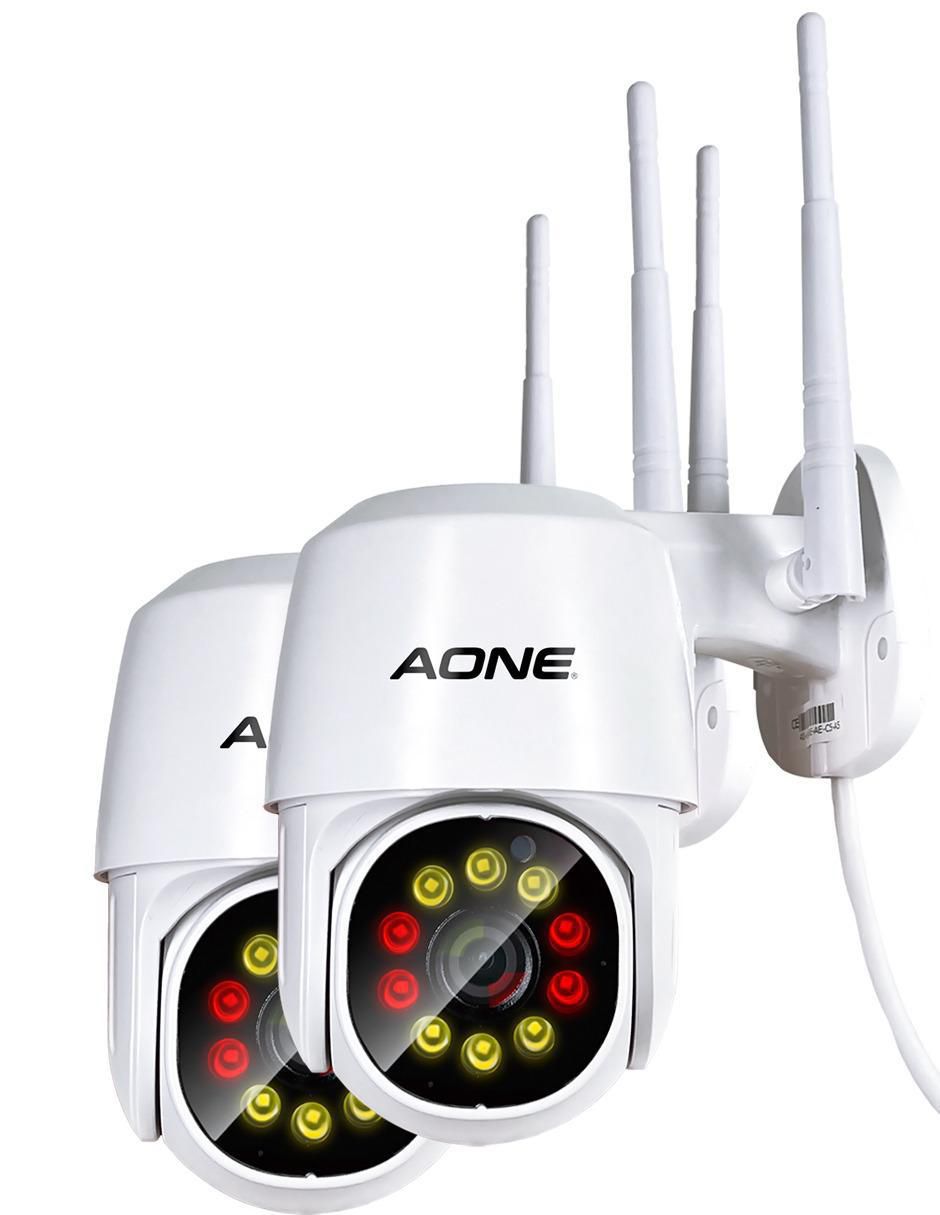 2 cámaras seguridad Aone inalámbricas interior y exterior | Liverpool.com.mx
