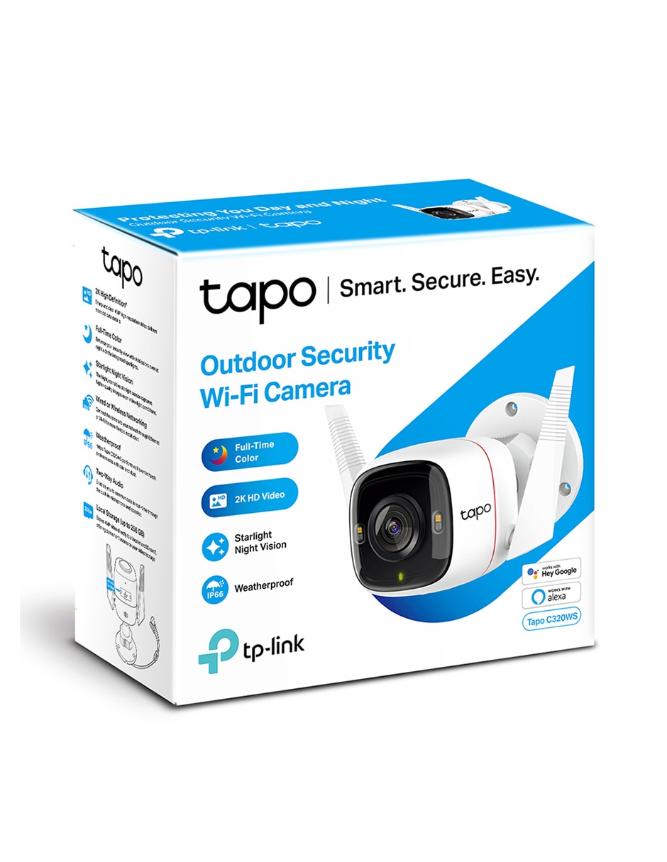 Cámara individual de seguridad inalámbrica Full HD con capacidad para grabar para exterior 3
