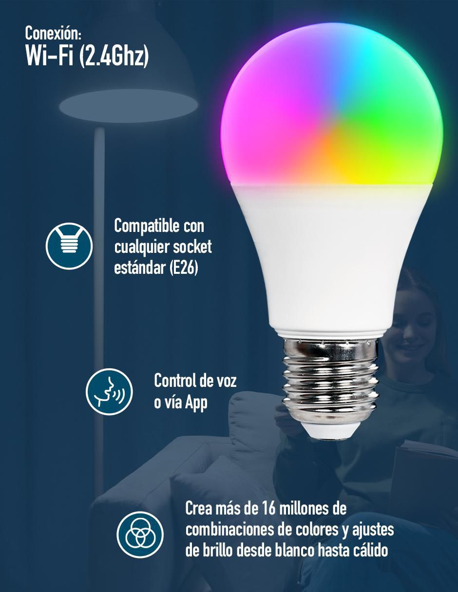Foco LED 9 W de consumo 9 W de iluminación 720 lúmenes 2