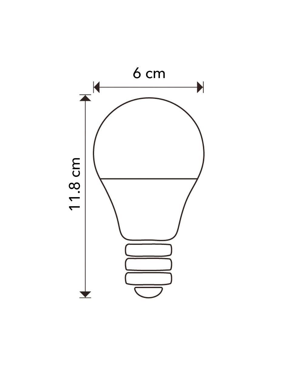 Foco LED 9 W de consumo 9 W de iluminación 720 lúmenes 5