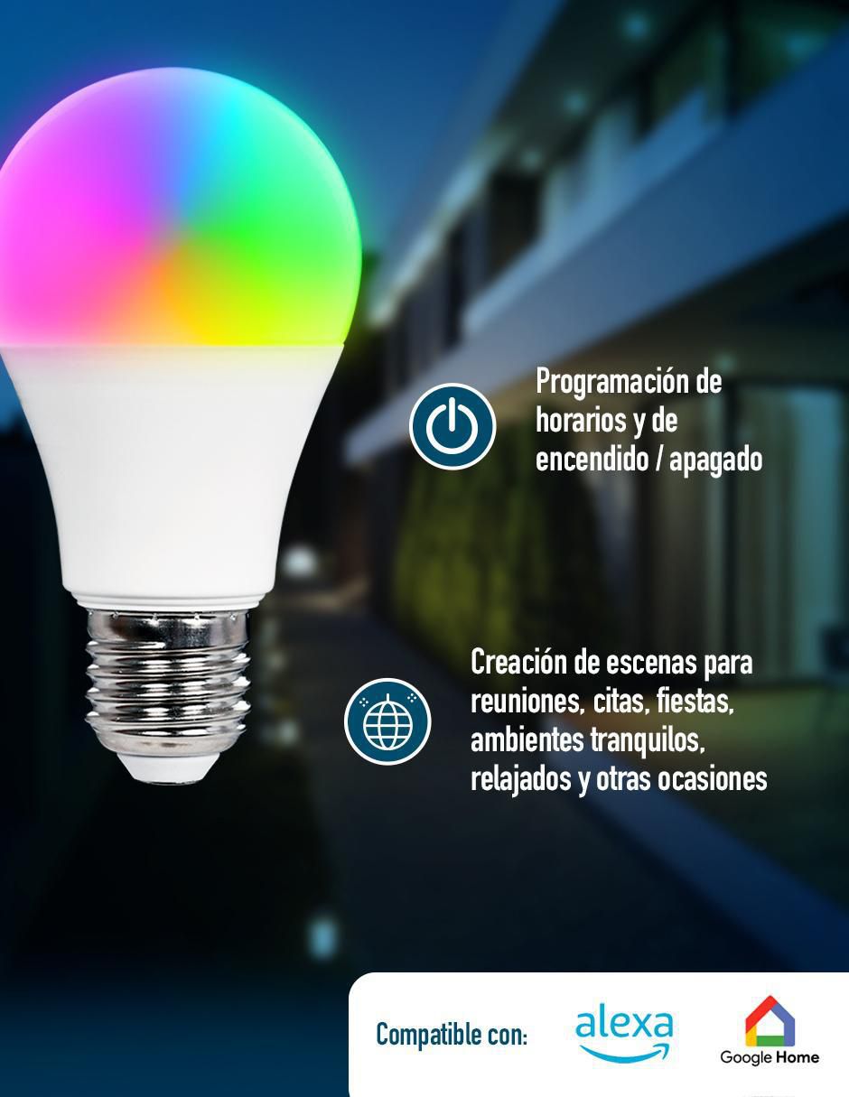 Foco LED 9 W de consumo 9 W de iluminación 720 lúmenes 3