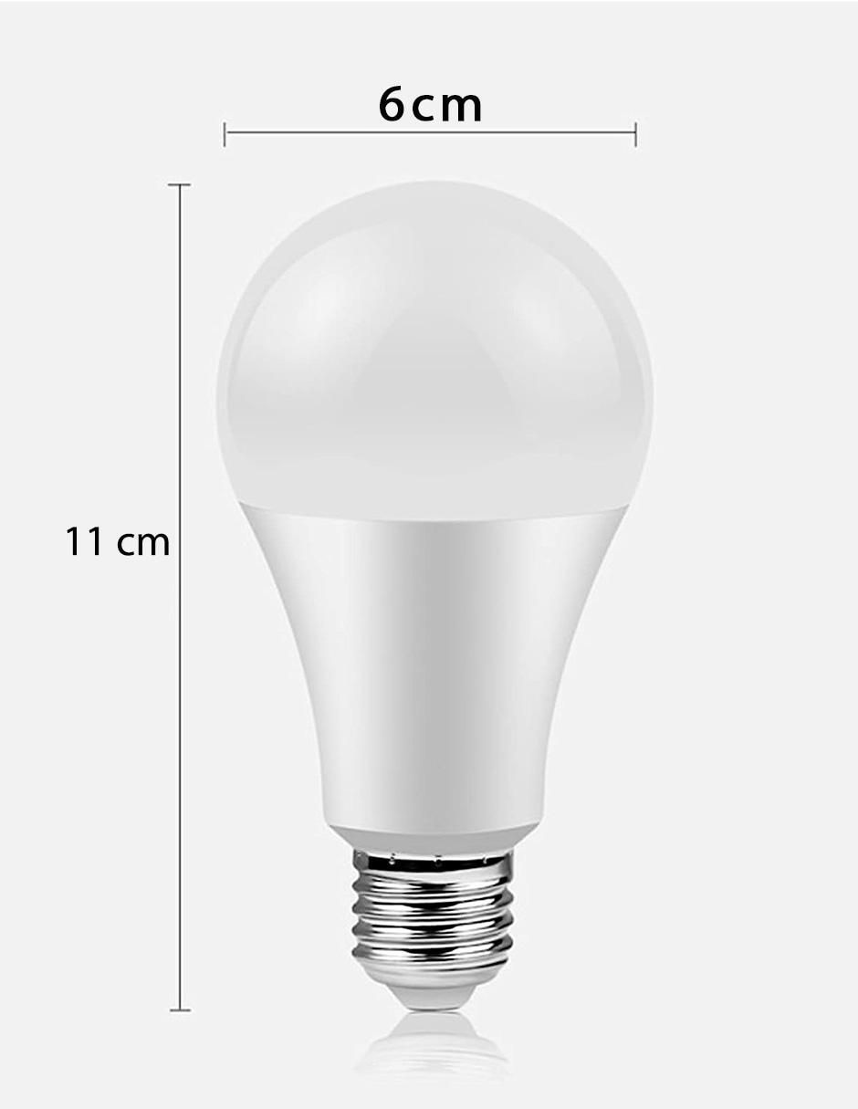 Foco ahorrador 9 W de consumo 10 W de iluminación 900 lúmenes 7