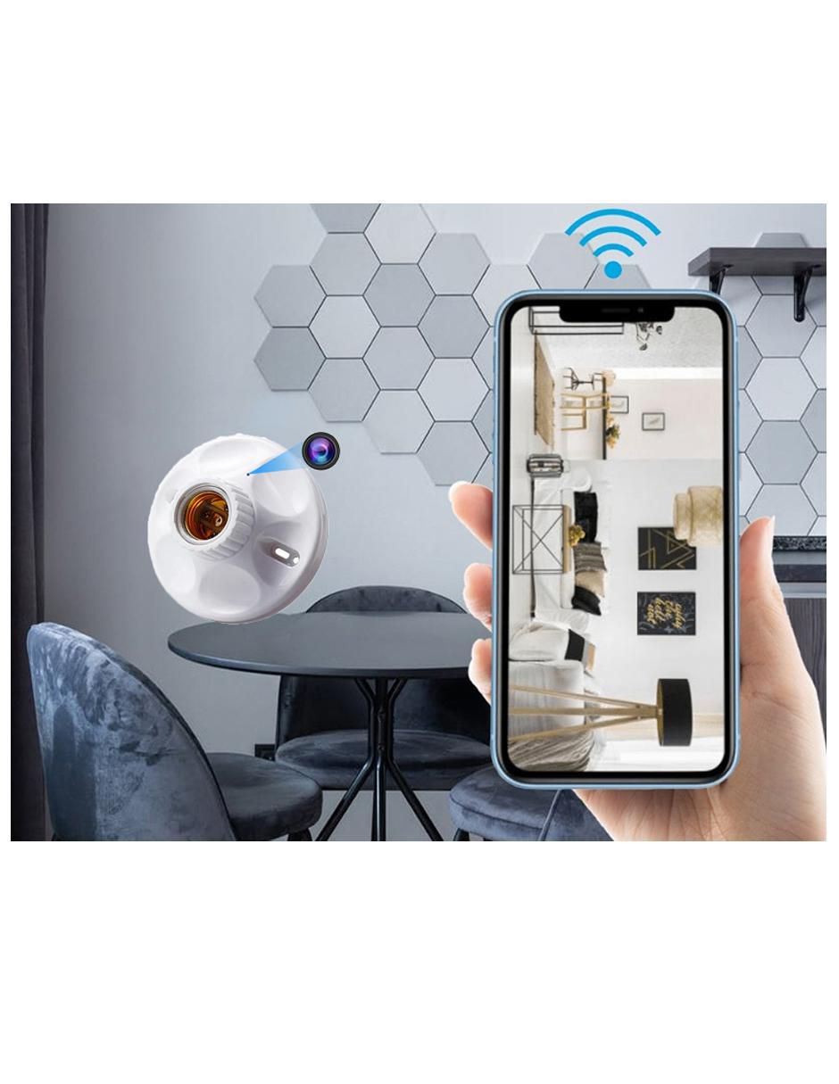 Cámara individual de seguridad inalámbrica Full HD 70.4° con capacidad para grabar visión nocturna para interior y exterior 3