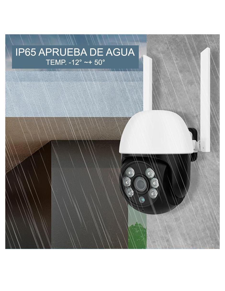 Cámara individual de seguridad inalámbrica Full HD 360° con capacidad para grabar para interior y exterior 10