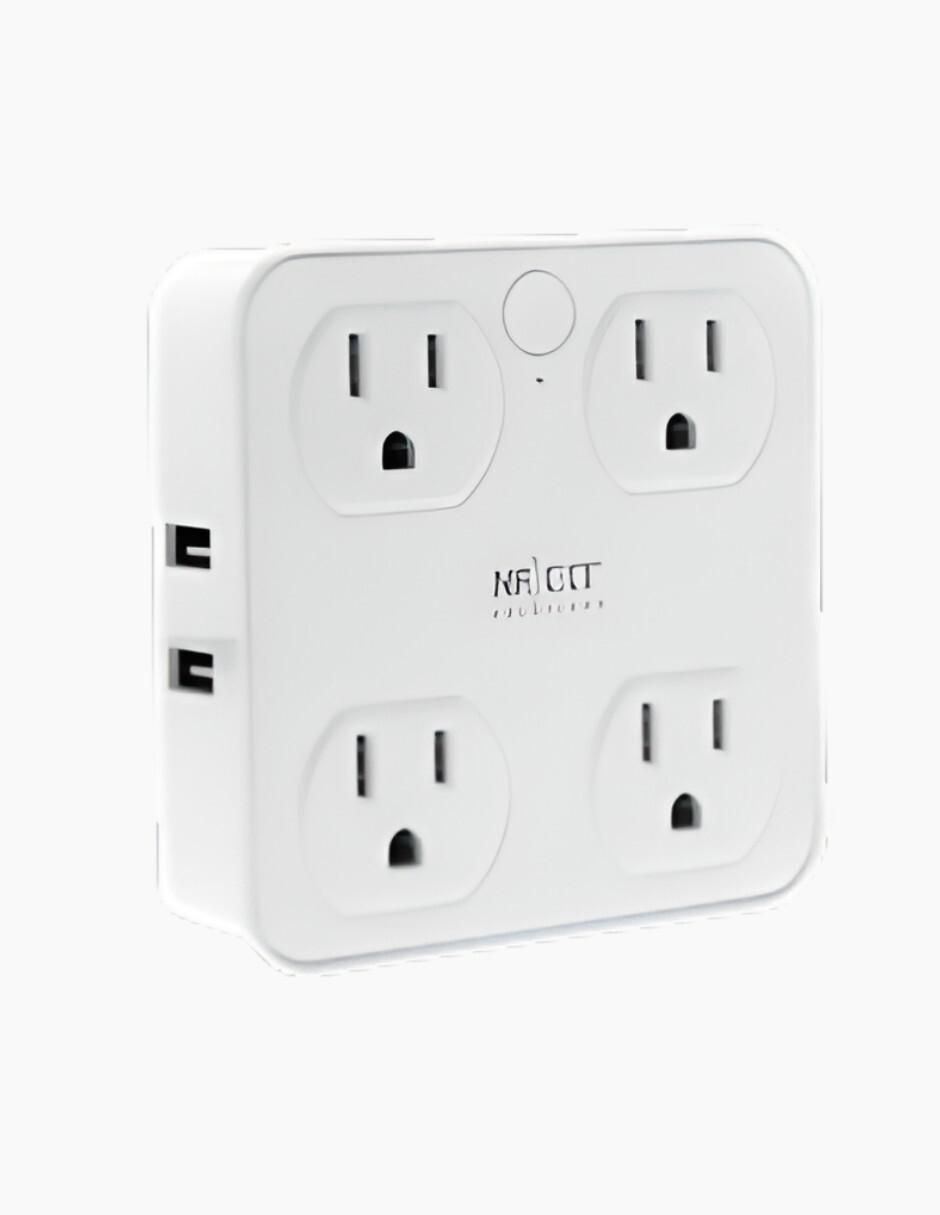 Multicontacto Smart NHP-T610 de 4 Contactos y 2 Puertos USB 3