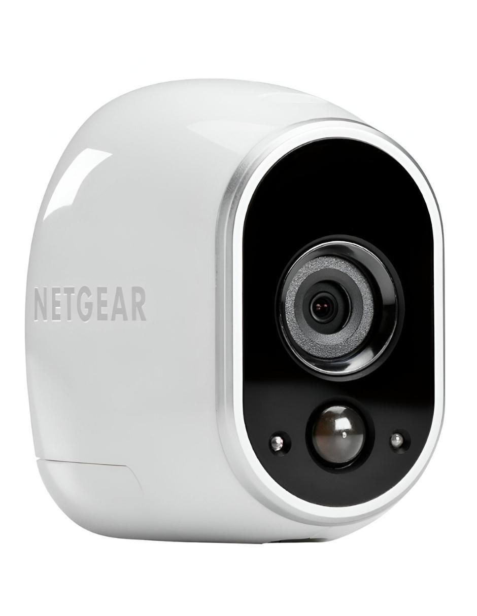 Cámara individual de seguridad inalámbrica HD 10° a 2° con capacidad para grabar visión nocturna para interior y exterior