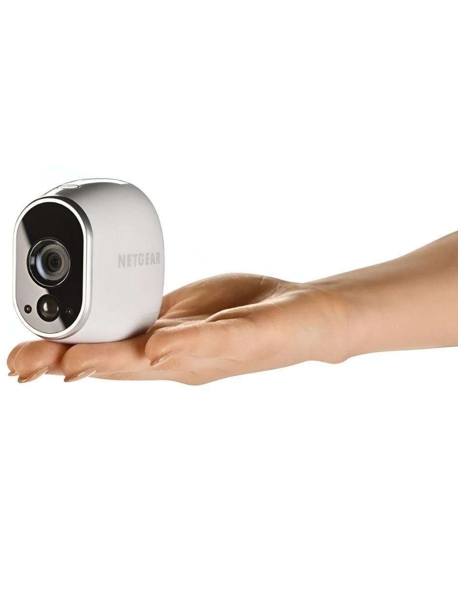 Cámara individual de seguridad inalámbrica HD 10° a 2° con capacidad para grabar visión nocturna para interior y exterior 3