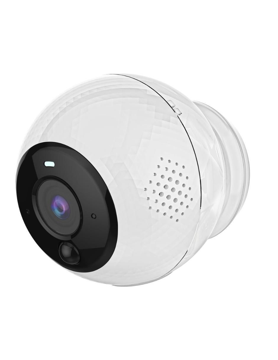 Cámara individual de seguridad inalámbrica Full HD 150° a 60° con capacidad para grabar para interior y exterior 3