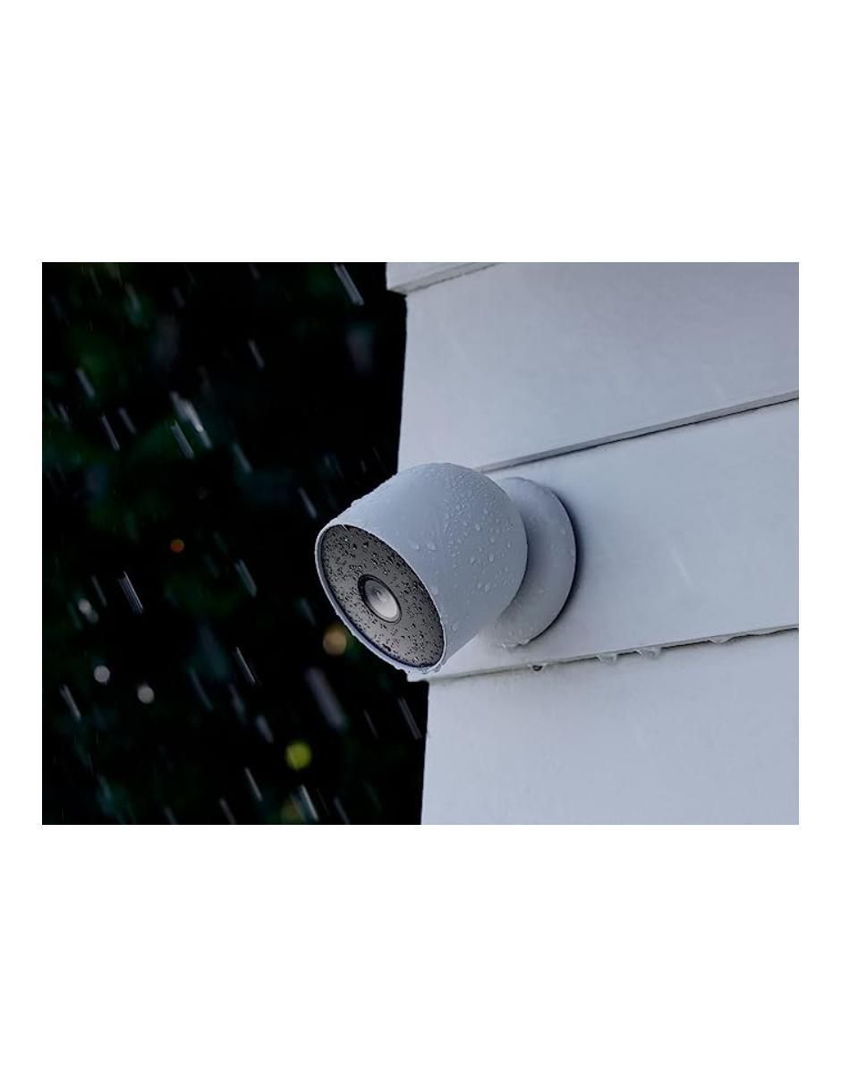 Cámara individual de seguridad inalámbrica HD 180° con capacidad para grabar visión nocturna para interior y exterior 4