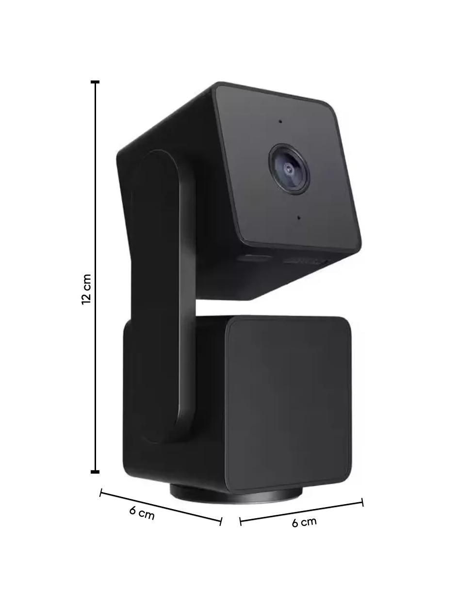 Cámara individual de seguridad inalámbrica Full HD 120° a 170° con capacidad para grabar para interior y exterior 7