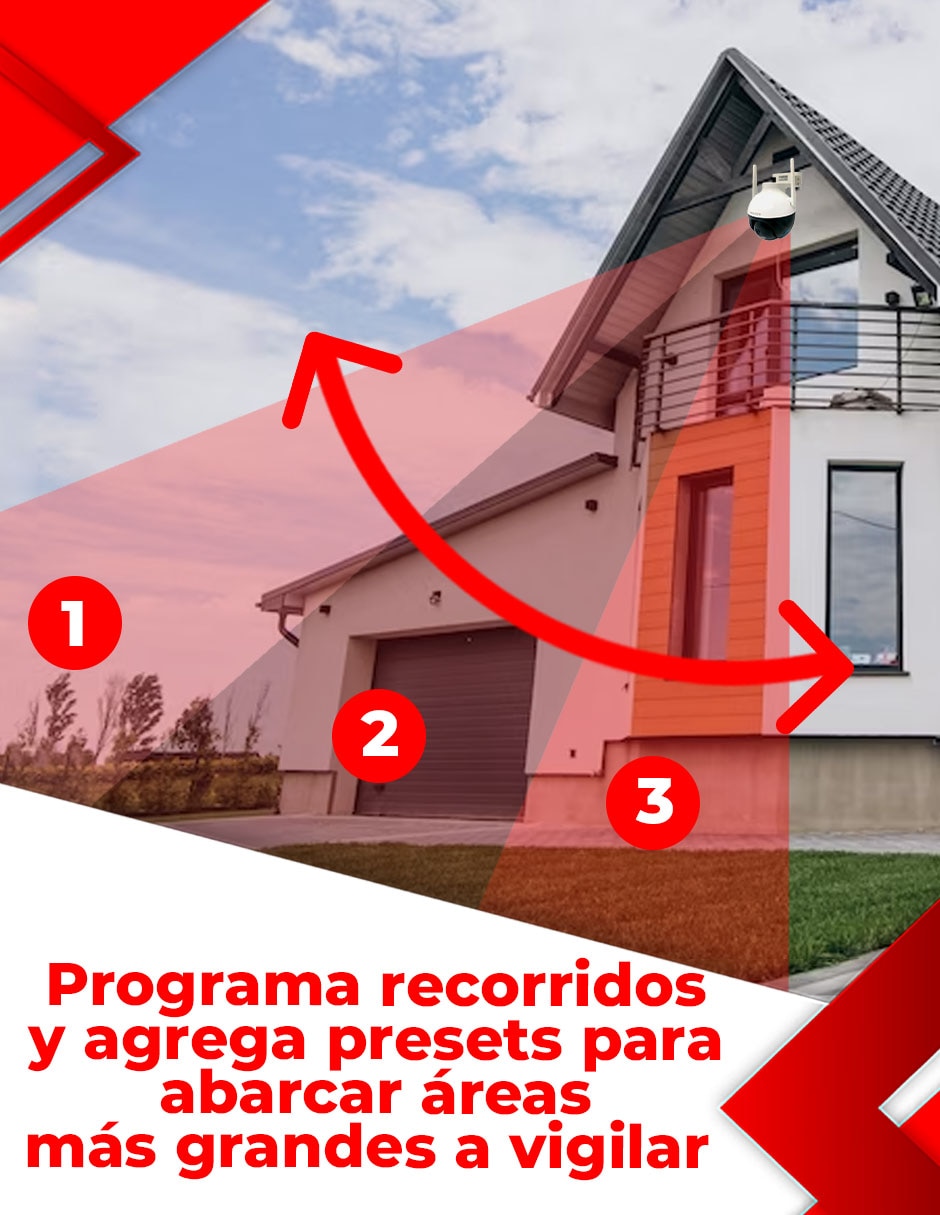 Cámara Wi-Fi de seguridad inalámbrica QHD 84° con capacidad para grabar para interior y exterior 6