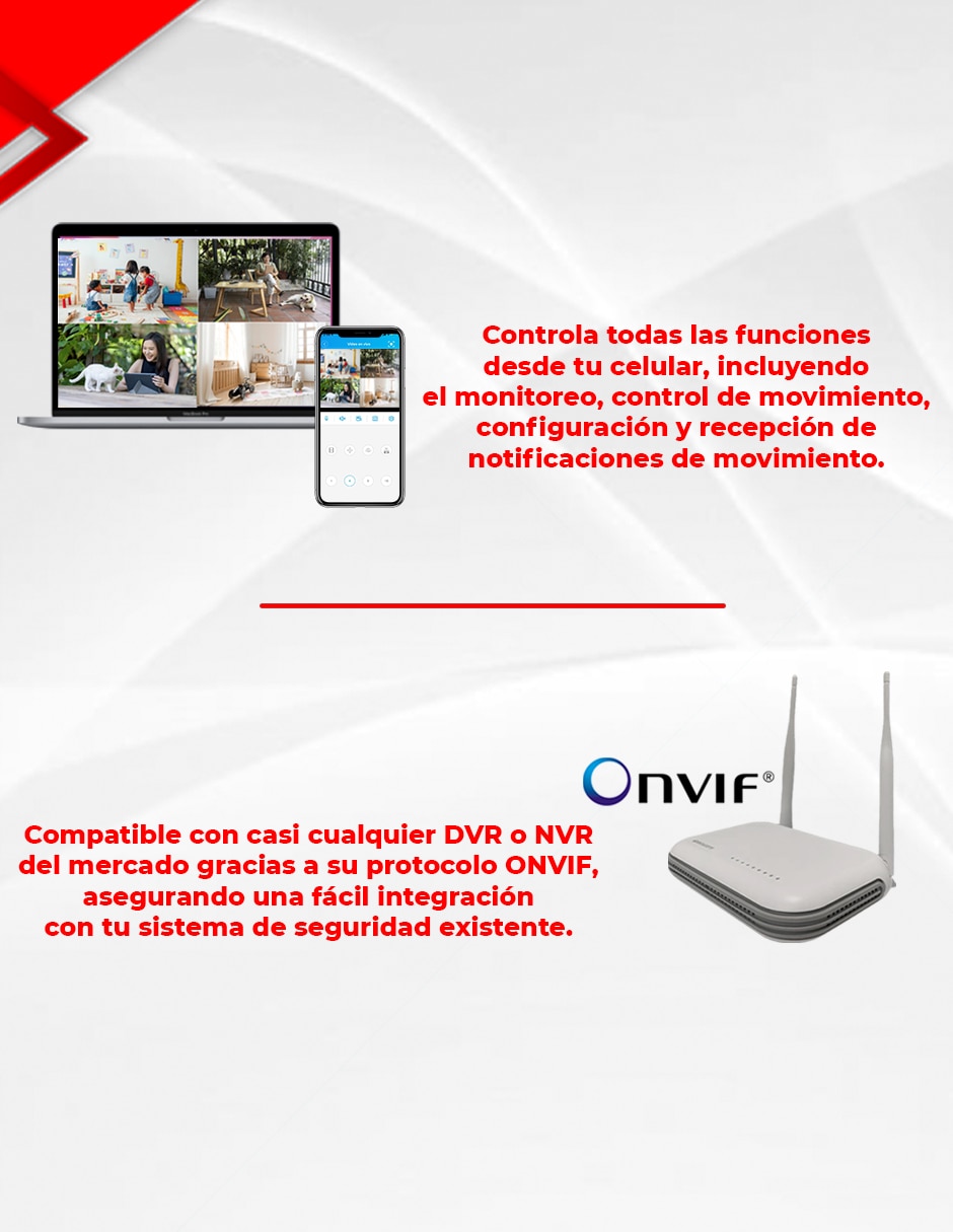 Cámara solar de seguridad inalámbrica QHD 90° con capacidad para grabar para exterior 7
