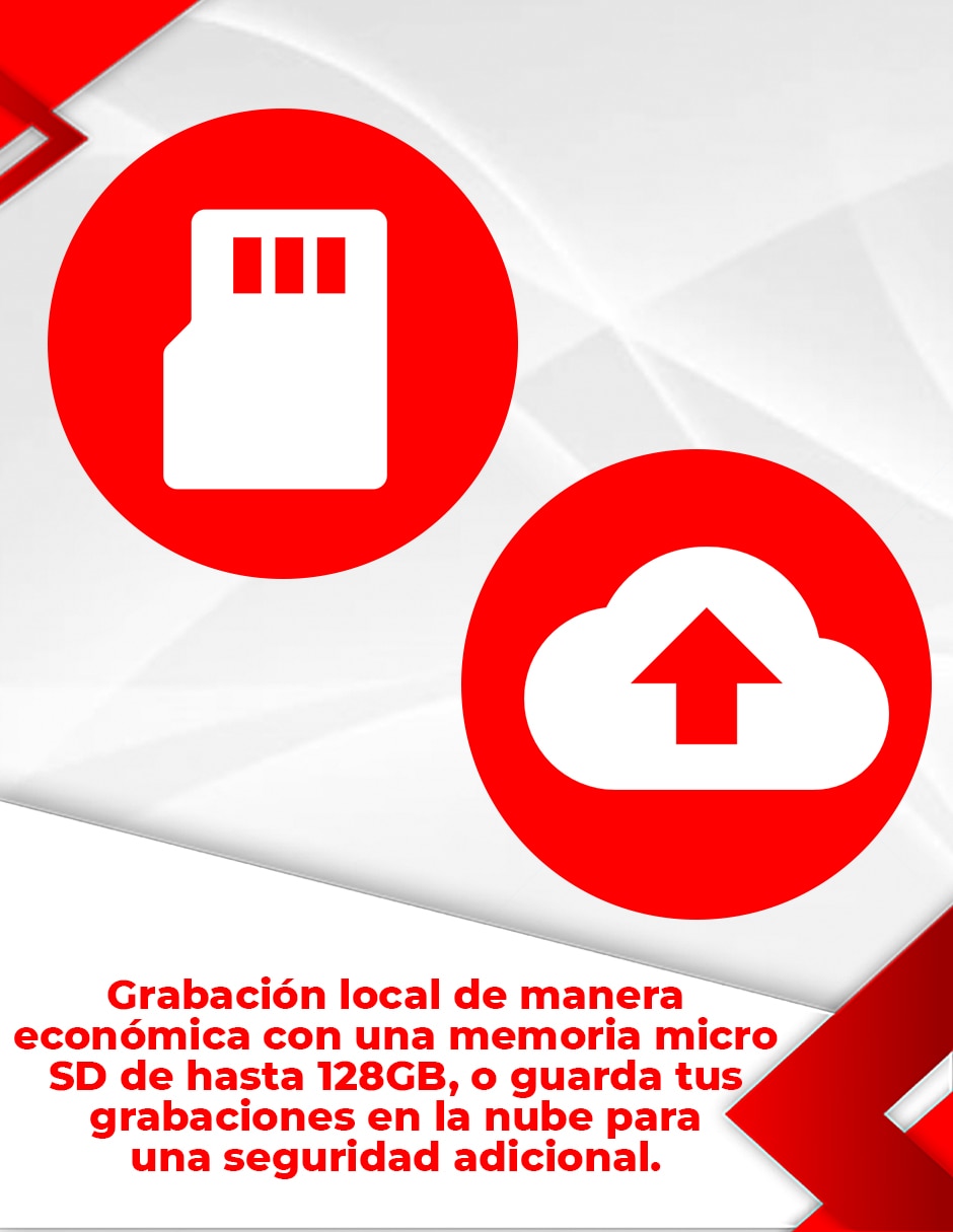 Cámara Wi-Fi de seguridad inalámbrica QHD 360° con capacidad para grabar para interior y exterior 5
