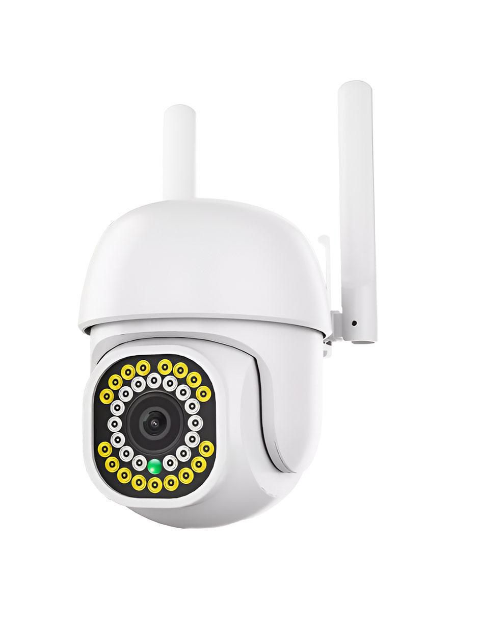 Cámara Wi-Fi de seguridad alámbrica HD 180° con capacidad para grabar visión nocturna para interior y exterior