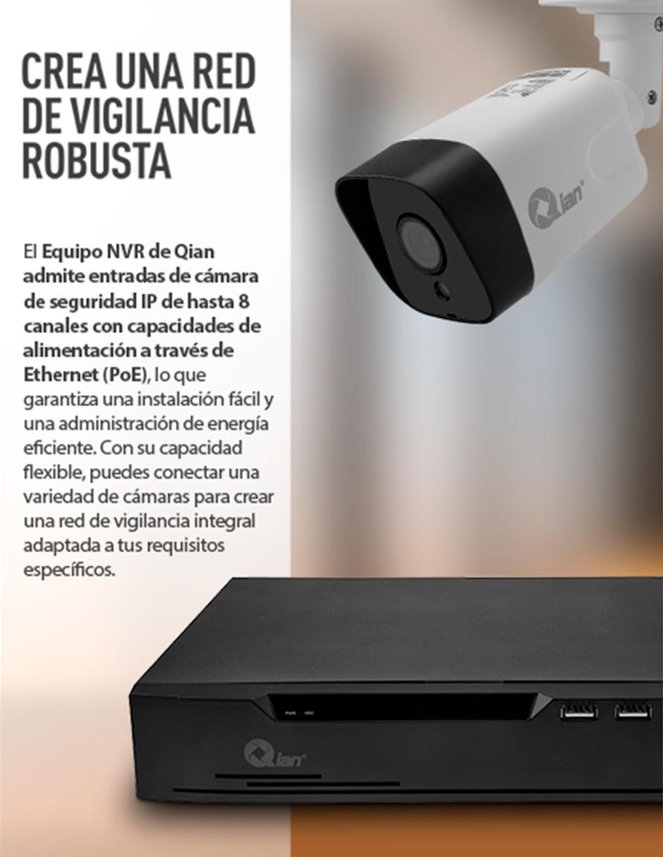 Kit 4 cámaras de seguridad alámbrica Full HD 60° con capacidad para grabar visión nocturna para interior y exterior 5