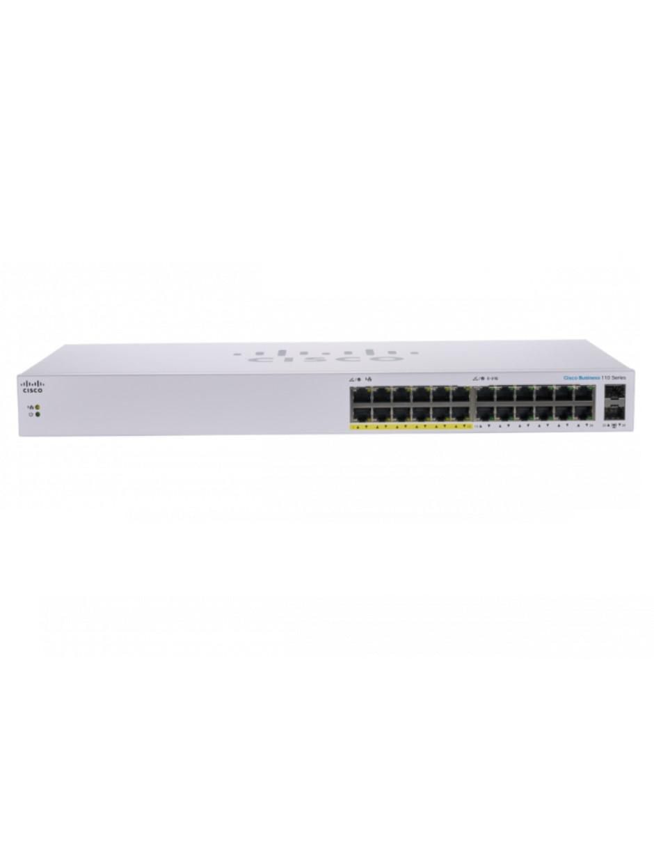 Conmutador ethernet Alámbrico CBS110-24PP-NA 2