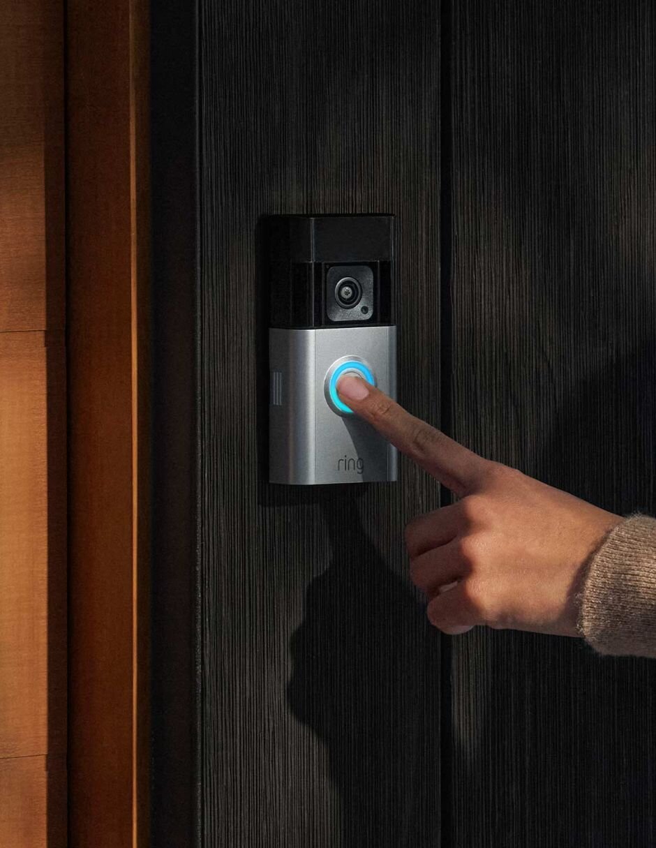 Cámara con timbre de seguridad modelo Battery Doorbell Pro inalámbrica HD 150° a 60° con capacidad para grabar visión nocturna para exterior 5