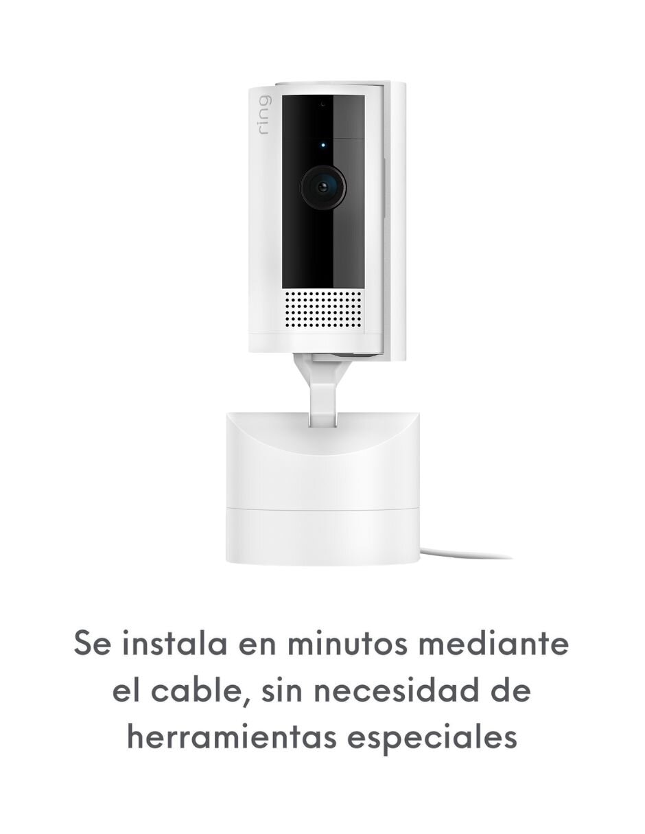 Cámara individual de seguridad modelo Pant Tilt Indoor Cam alámbrica HD 360° con capacidad para grabar visión nocturna para interior 13