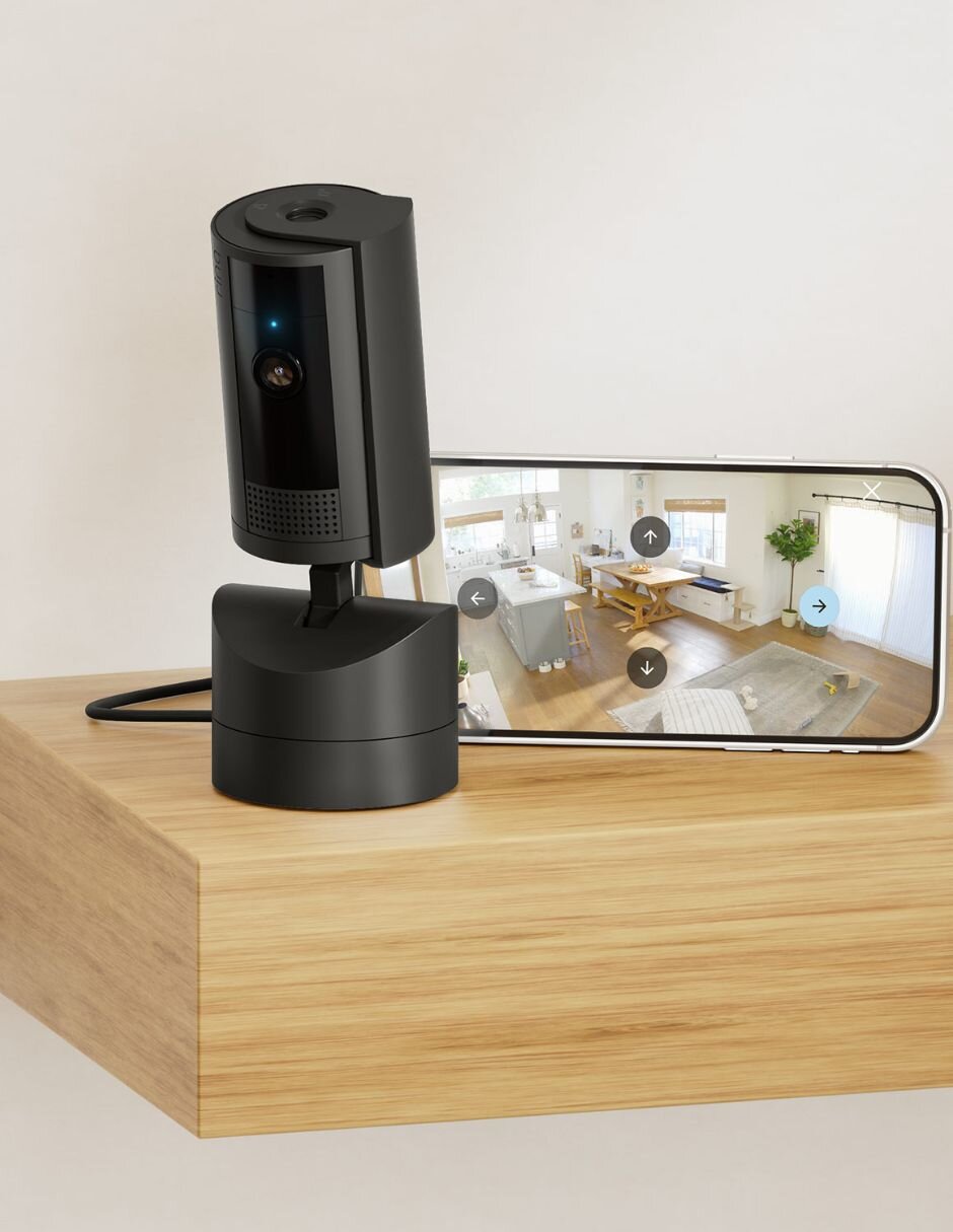 Cámara individual de seguridad modelo Pant Tilt Indoor Cam alámbrica HD 360° con capacidad para grabar visión nocturna para interior 3