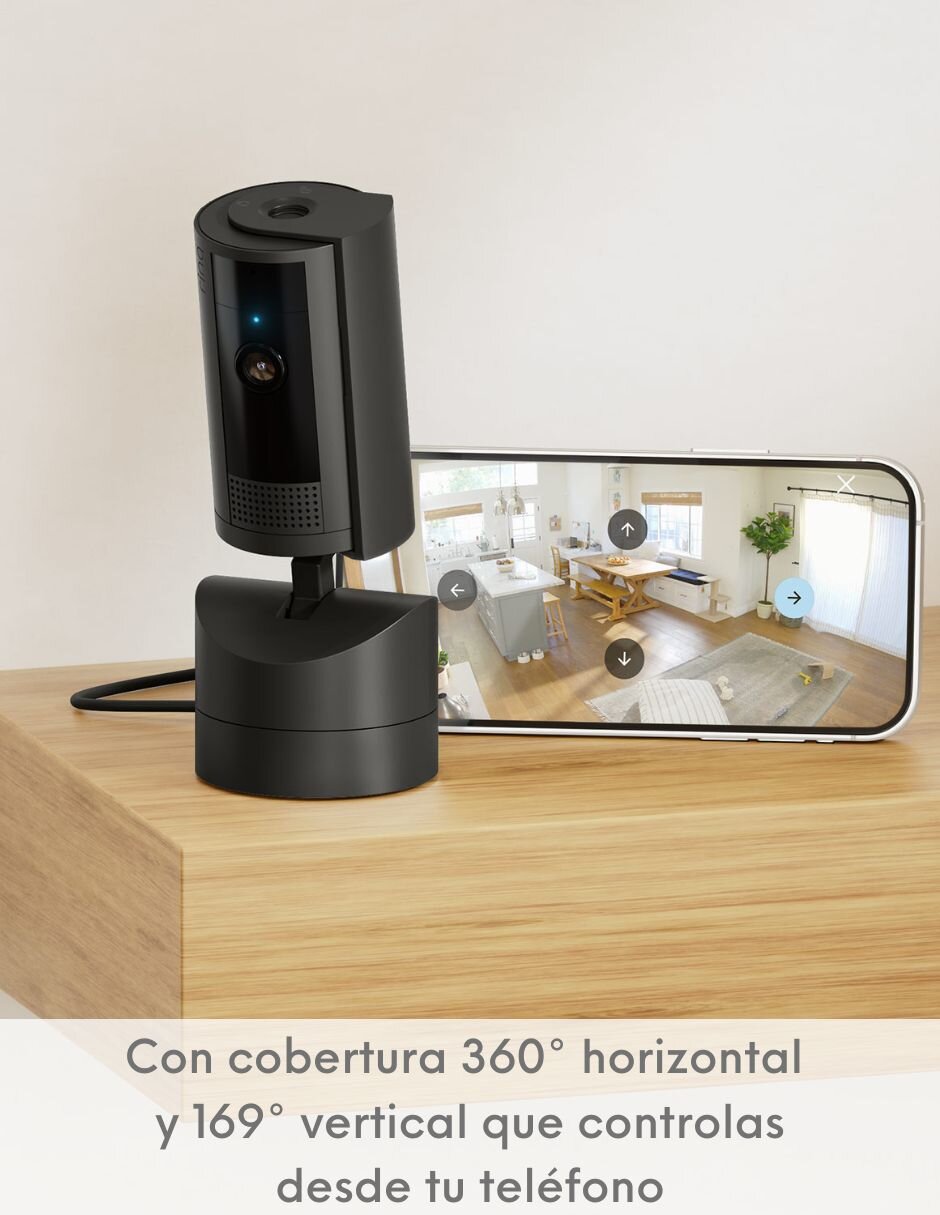 Cámara individual de seguridad modelo Pant Tilt Indoor Cam alámbrica HD 360° con capacidad para grabar visión nocturna para interior 6