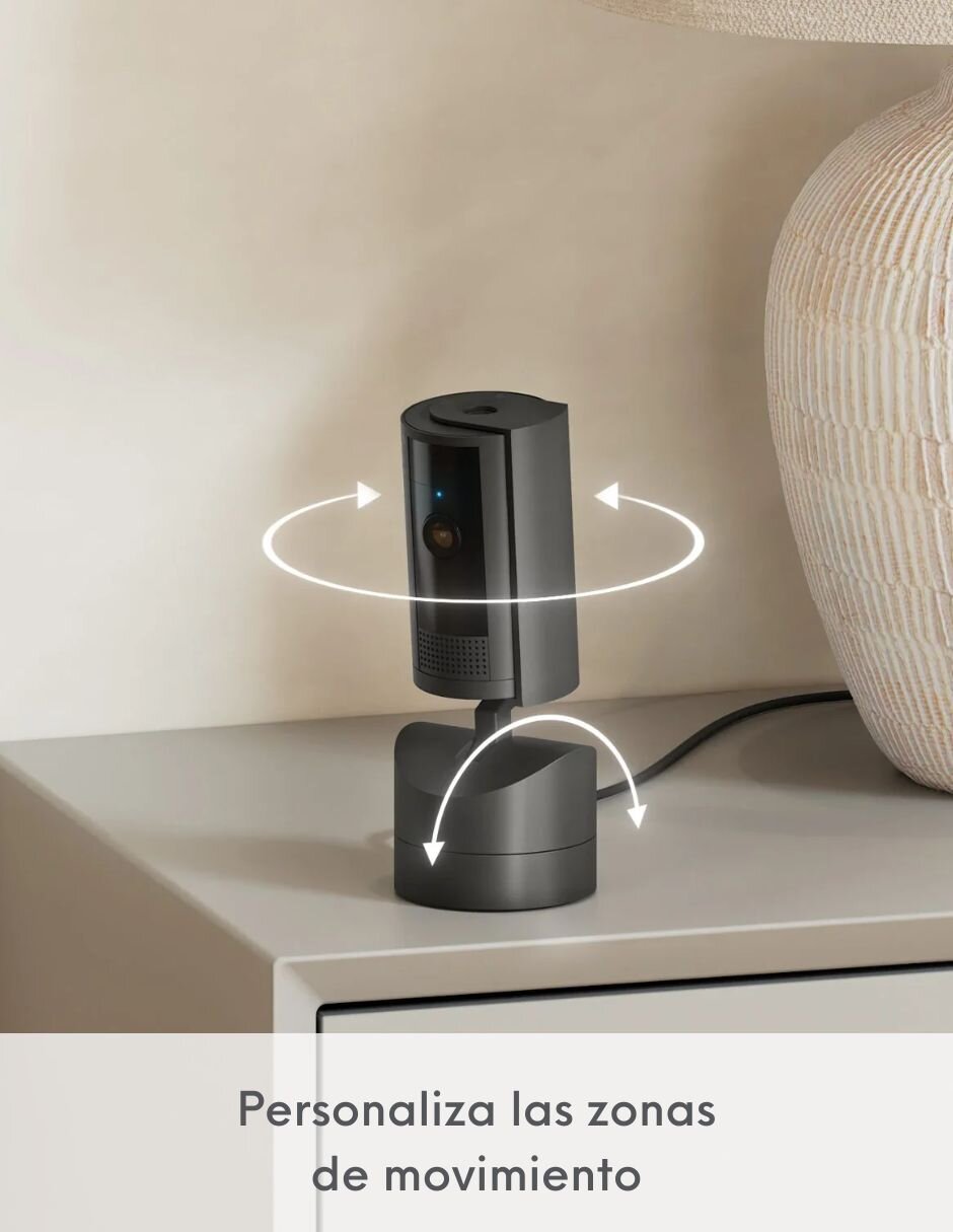 Cámara individual de seguridad modelo Pant Tilt Indoor Cam alámbrica HD 360° con capacidad para grabar visión nocturna para interior 7