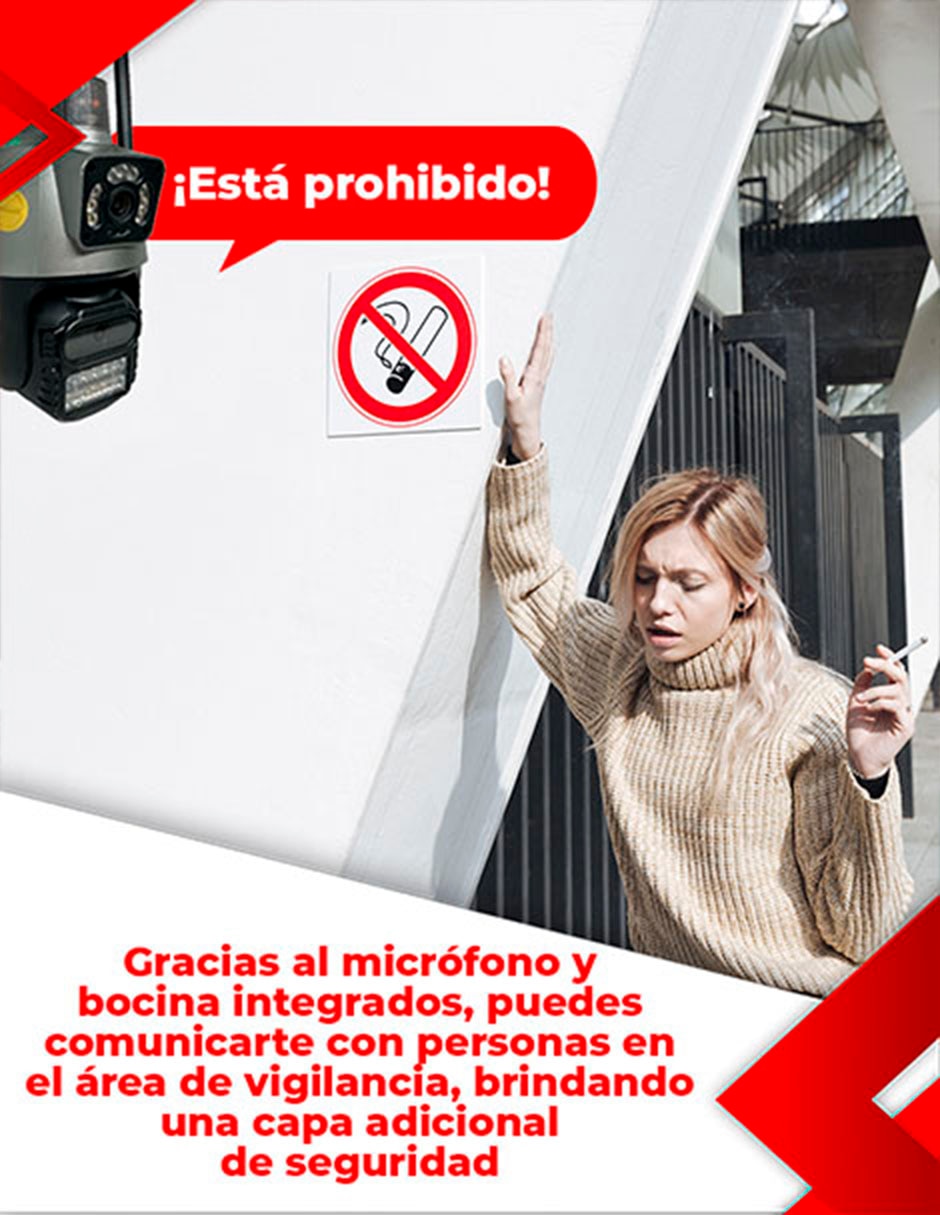 Kit 4 cámaras de seguridad inalámbrica 2K 350° con capacidad para grabar visión nocturna para interior y exterior 6
