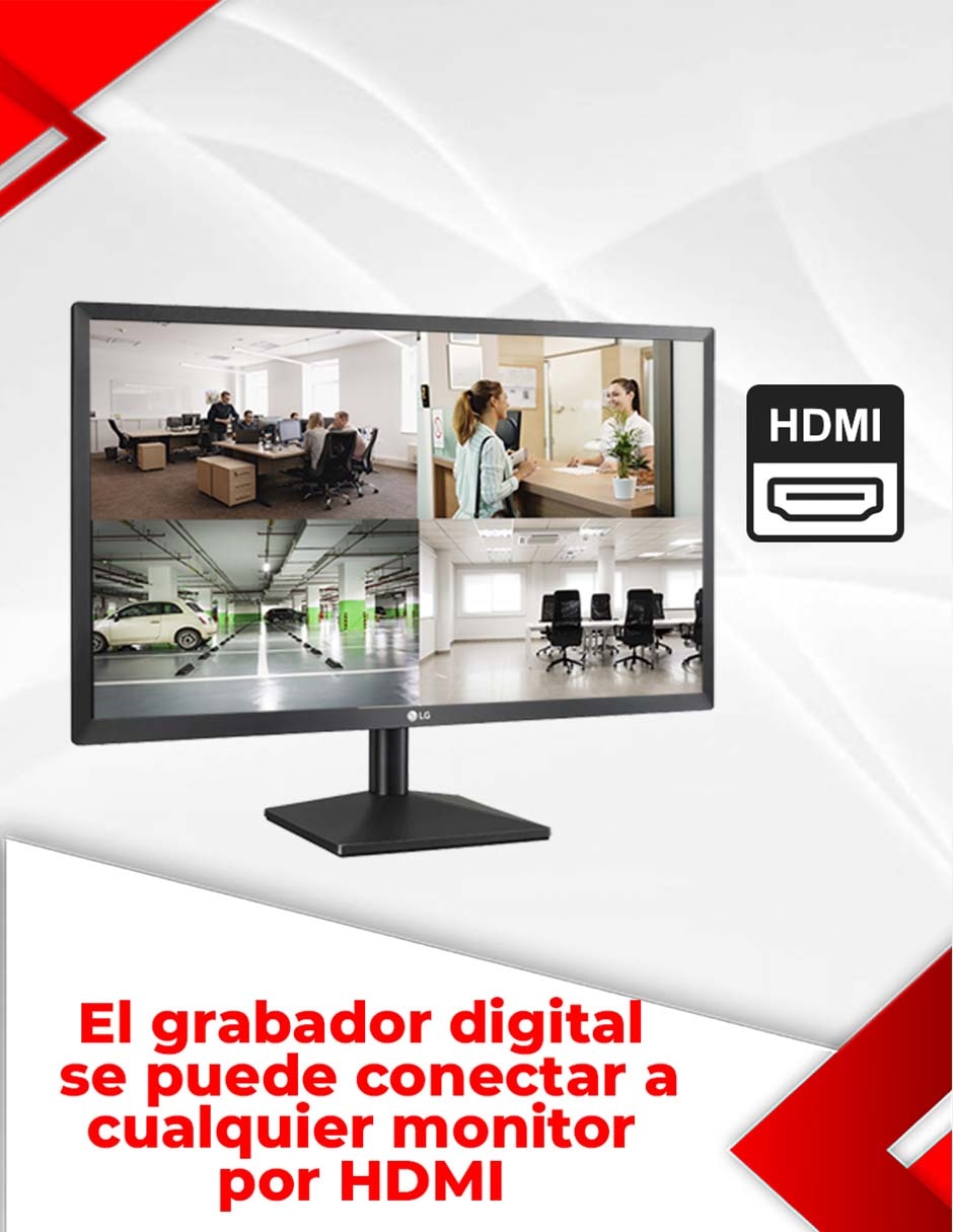 NVR 32 canales de seguridad alámbrica 2K con capacidad para grabar para interior 5