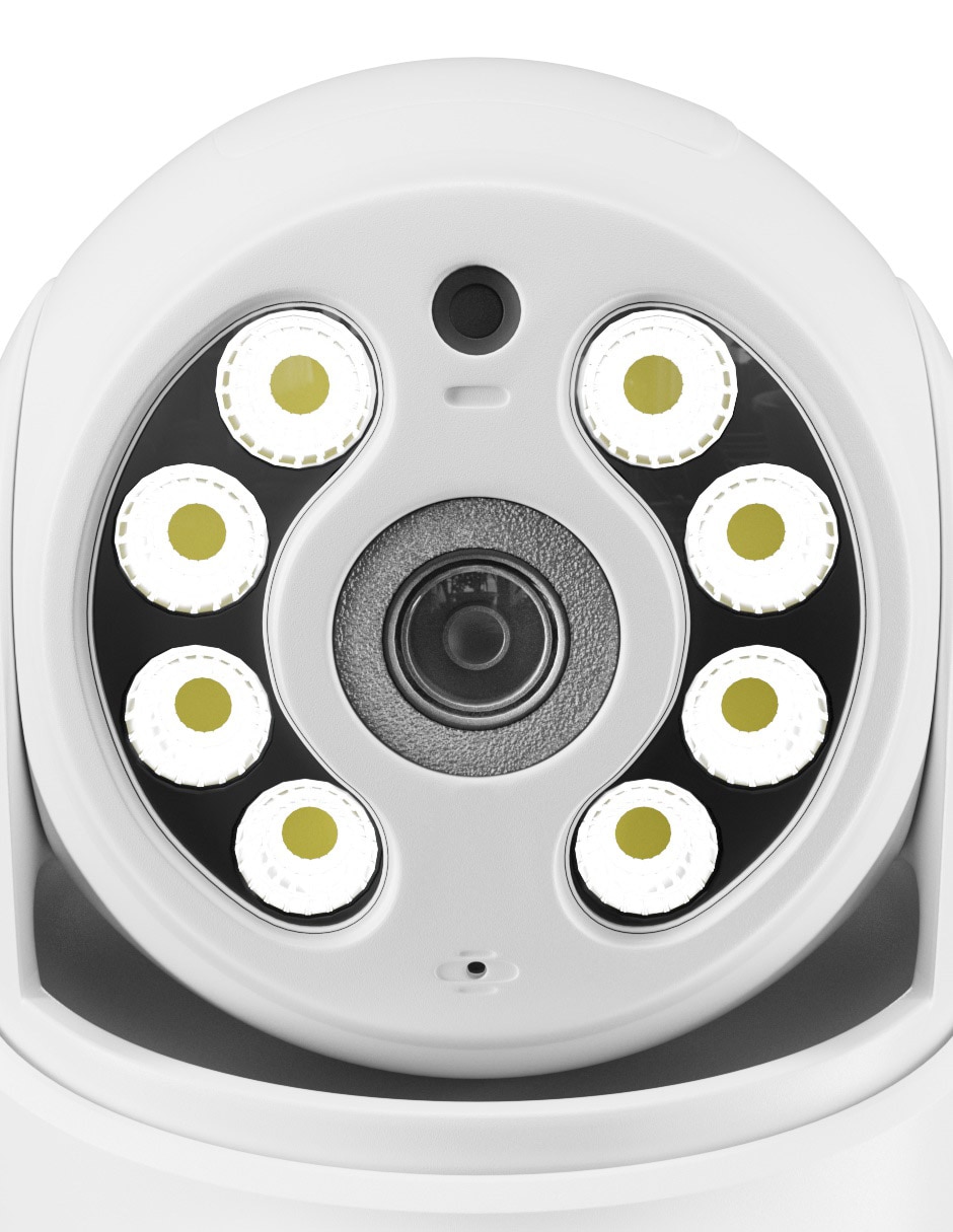 Cámara Wi-Fi de seguridad inalámbrica HD 30° a 90° con capacidad para grabar visión nocturna para interior y exterior 8