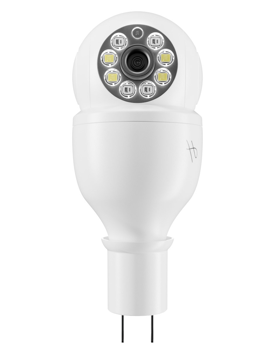 Cámara Wi-Fi de seguridad inalámbrica HD 30° a 90° con capacidad para grabar visión nocturna para interior