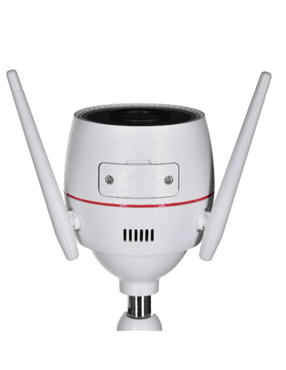 Cámara individual de seguridad alámbrica Full HD 120° a 170° con capacidad para grabar visión nocturna para interior y exterior 4
