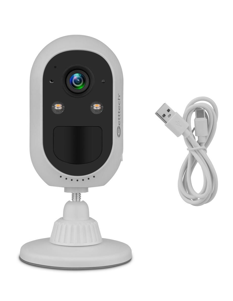 Cámara Wi-Fi de seguridad inalámbrica 2K 120° a 170° con capacidad para grabar visión nocturna para interior y exterior 4