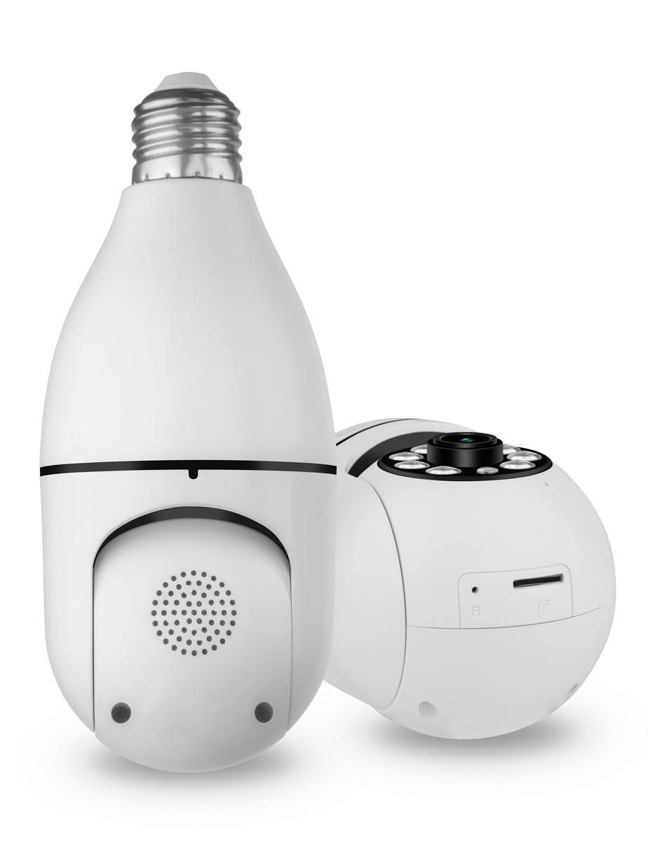 Cámara Wi-Fi de seguridad inalámbrica Full HD 350° con capacidad para grabar visión nocturna para interior y exterior 9