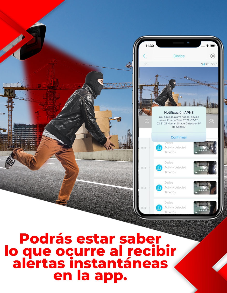 Kit 8 cámaras de seguridad inalámbrica 2K con capacidad para grabar para interior