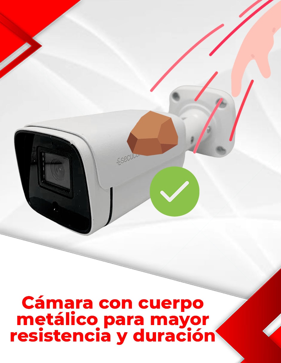 Kit 8 cámaras de seguridad inalámbrica 2K con capacidad para grabar para interior 6