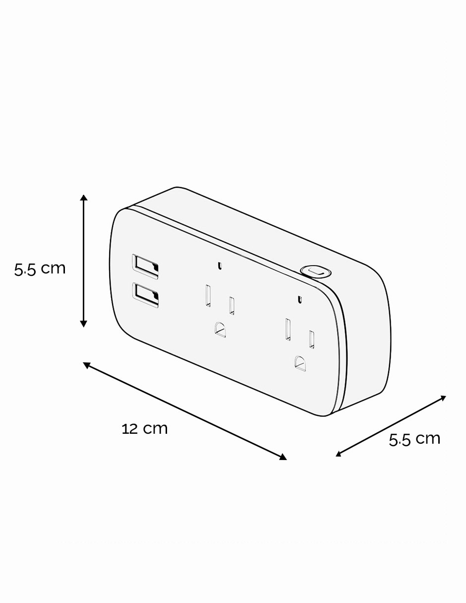 Multicontacto smart de 4 contactos 11