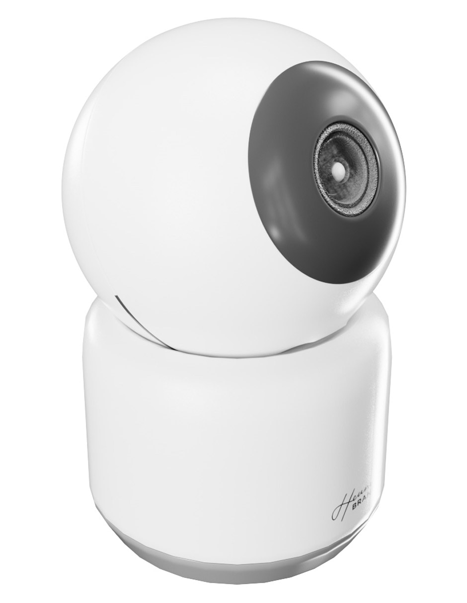 Cámara Wi-Fi de seguridad alámbrica HD 30° a 90° con capacidad para grabar visión nocturna para interior 2