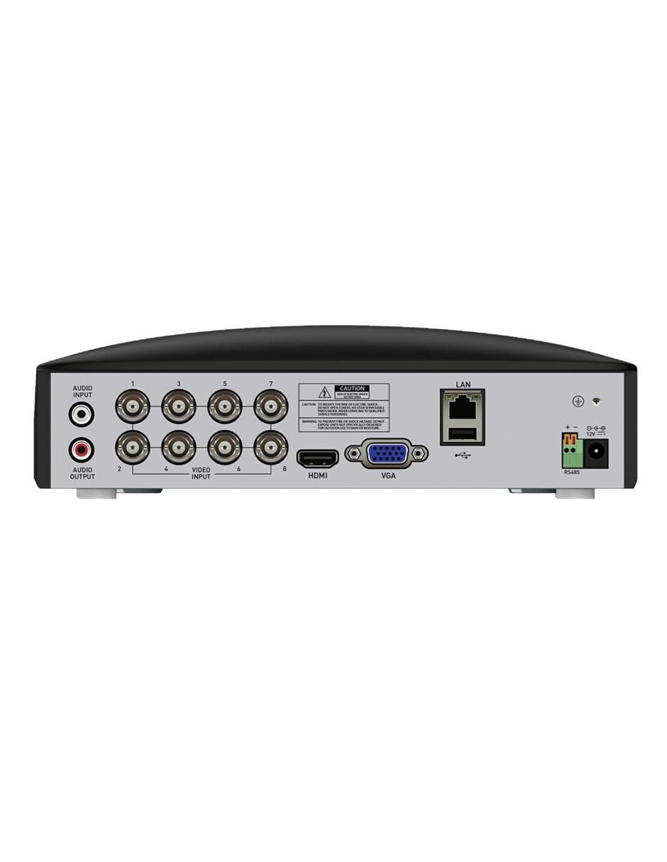 Kit 4 cámaras de seguridad alámbrica Full HD 90° con capacidad para grabar visión nocturna para interior y exterior 4