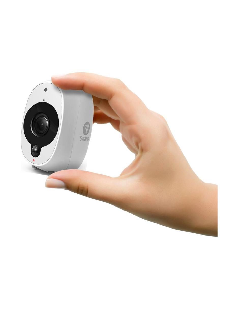 Cámara individual de seguridad inalámbrica Full HD 120° con capacidad para grabar visión nocturna para interior y exterior 3
