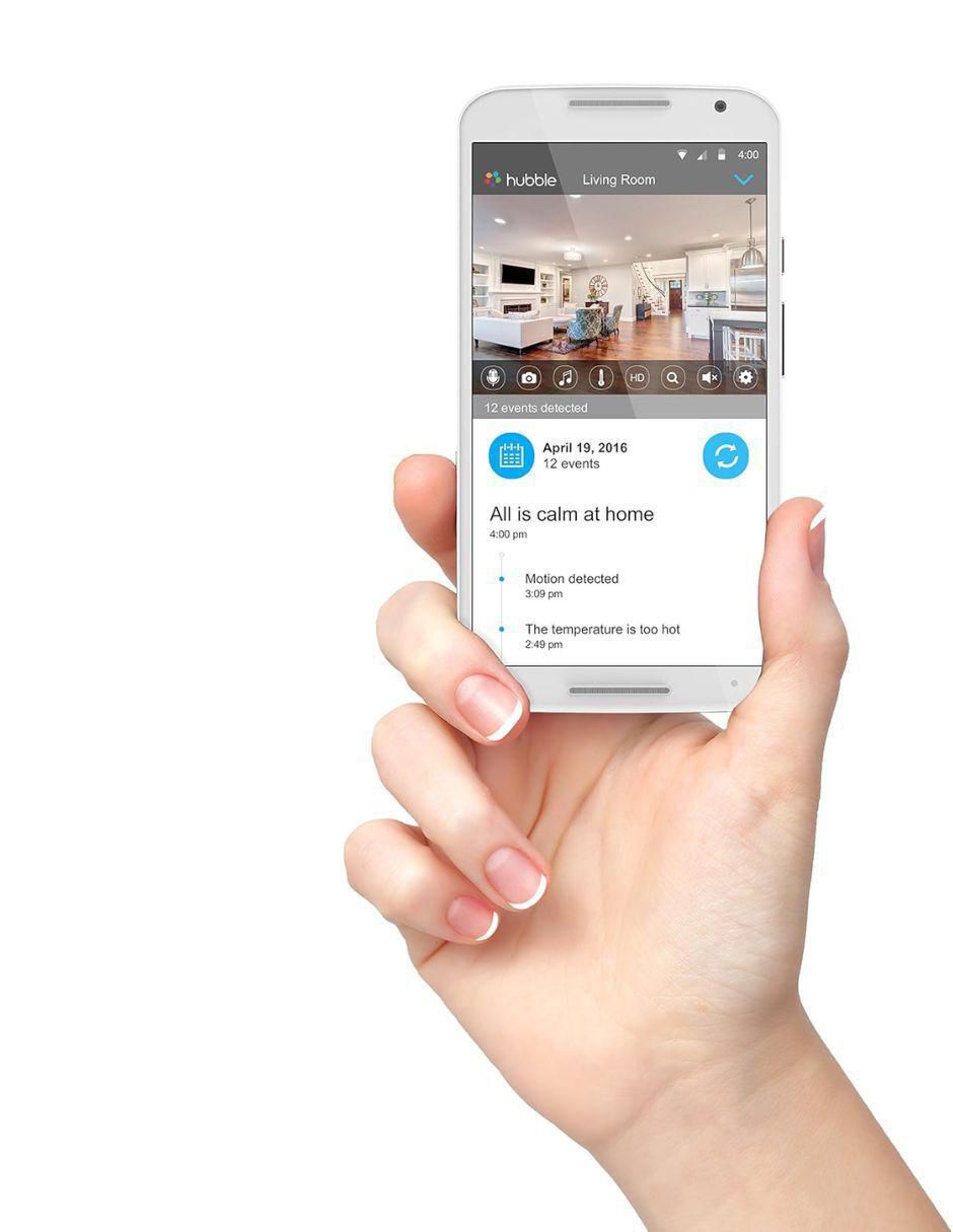 Cámara Wi-Fi de seguridad alámbrica 4K/UHD 110° con capacidad para grabar para interior y exterior 4