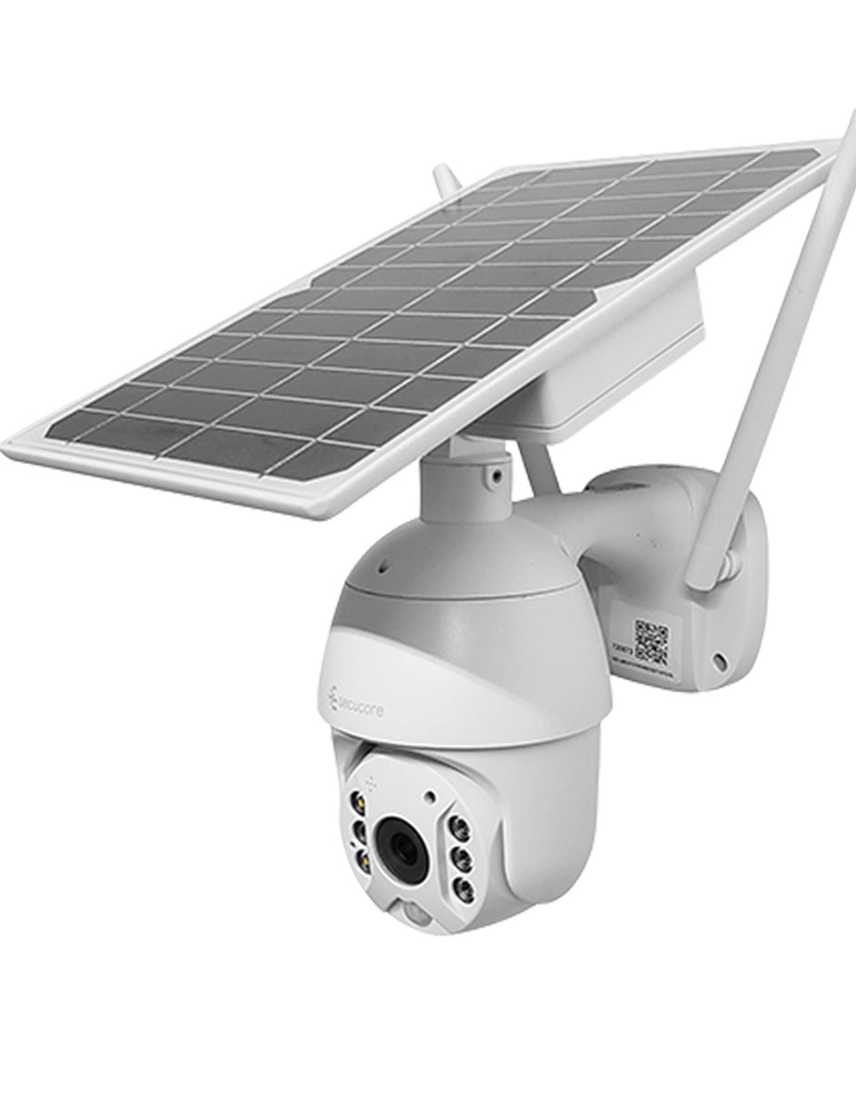 Cámara solar de seguridad inalámbrica Full HD 350° con capacidad para grabar visión nocturna para exterior