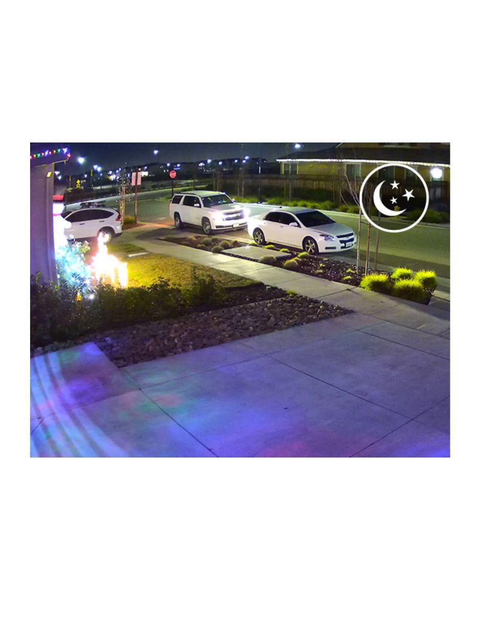 Kit 4 cámaras de seguridad alámbrica Full HD 90° con capacidad para grabar visión nocturna para interior y exterior 7